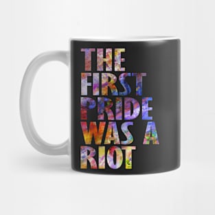 The First Gay Pride was a Riot Abstract Design Mug